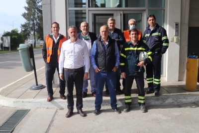 Lanús: Néstor Grindetti recorrió la planta de SIAT TENARIS en Valentín Alsina