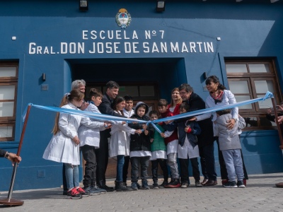General Viamonte: Franco Flexas reinauguró la Escuela N° 7 de Los Toldos