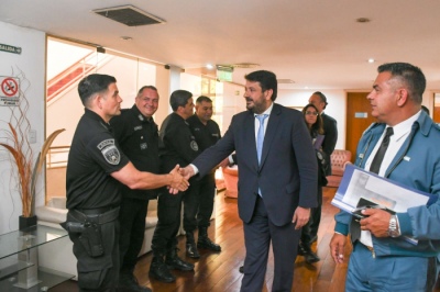 El ministro Mena se reunió con las autoridades del Servicio Penitenciario Bonaerense