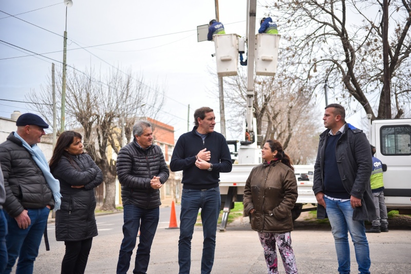 La Plata: El Municipio instala nuevas cámaras de seguridad en Tolosa