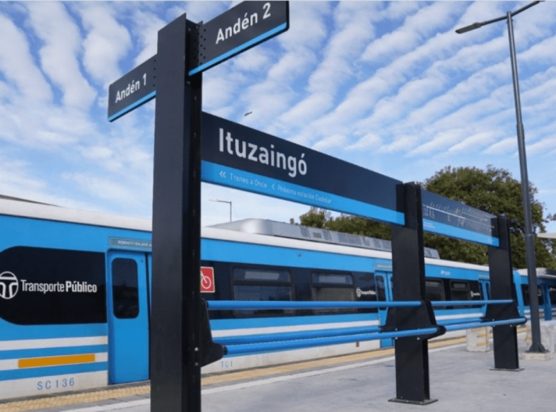 Trenes Argentinos habilitó la renovada estación Ituzaingó